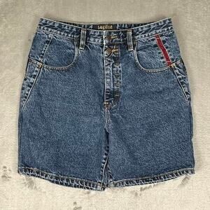 Vintage Y2K Legend Jeans Wear Christie Short Relaxed Fit Denim Jorts Size 32